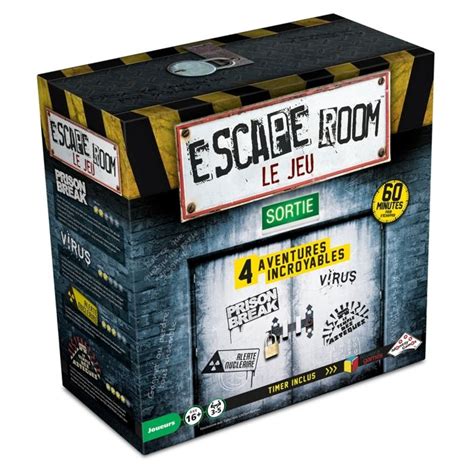 Jeu de société RIVIERA GAMES Coffret de 4 jeux Escape Game Adulte