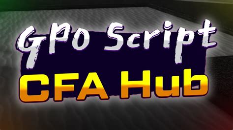 Grand Piece Online Script Cfa Hub Youtube