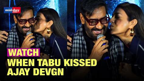 Bhola Teaser Launch Watch Tabu Kissing Co Star Ajay Devgn YouTube