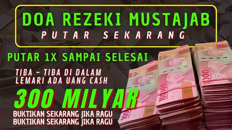 Amalan Doa Rezeki Lancar Dalam Waktu Singkat🔥cukup Putar Hari Ini 30