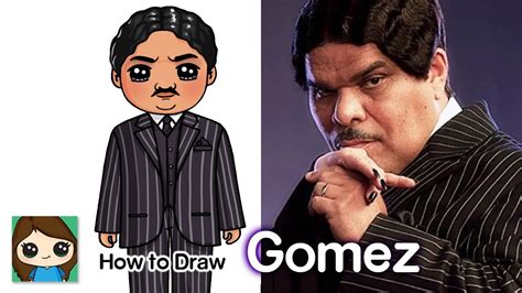 How To Draw Gomez Addams Netflix Wednesday