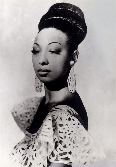 Josephine Baker With Glamorous Updo C1939 Printable Download In 4 Sizes Vintage Black Americana