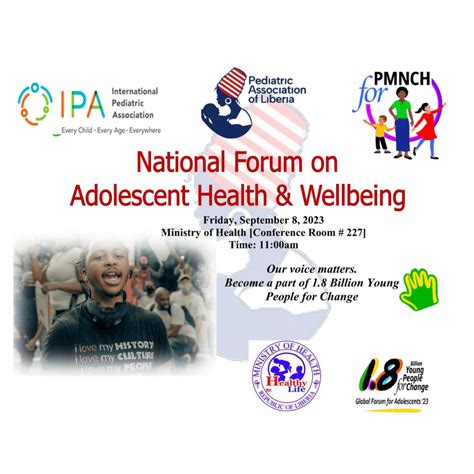 [liberia] National Forum On Adolescent Health And Wellbeing 1point8