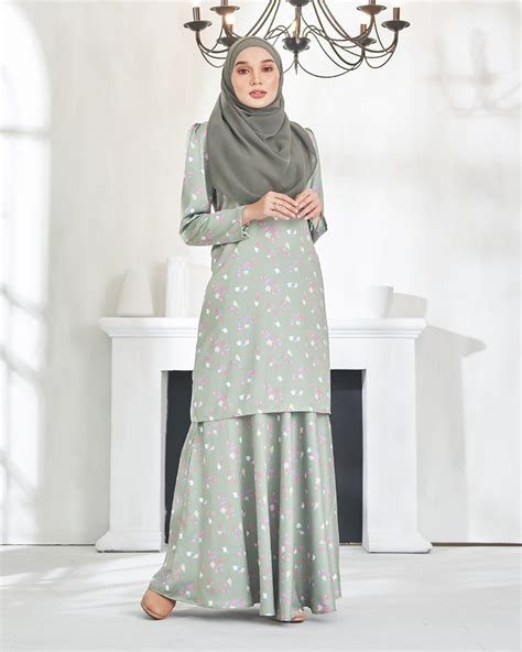 Baju Kurung Puffy Aileen Sage Green Ubicaciondepersonas Cdmx Gob Mx