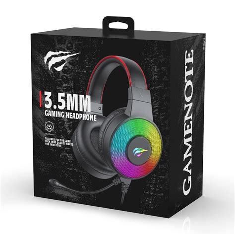 Headset Gamer Havit Gamenote H2013d Rgb Preto Kase Distribuidora