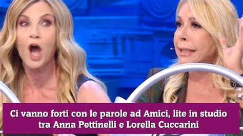 Ci Vanno Forti Con Le Parole Ad Amici Lite In Studio Tra Anna