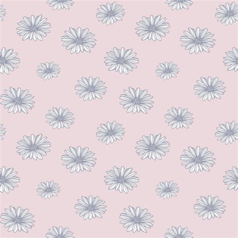 Cute Pastel Floral Seamless Repeat Pattern Vector Art At Vecteezy