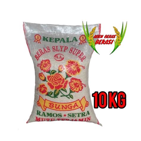 Jual BERAS SETRA RAMOS CAP BUNGA 10KG MURAH Shopee Indonesia