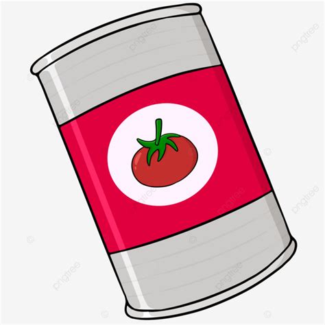 Canned Food Can Food Can Cartoon Food Cans Png Transparent Clipart