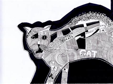 Bad Kitty 2 Drawing By David Brault Fine Art America