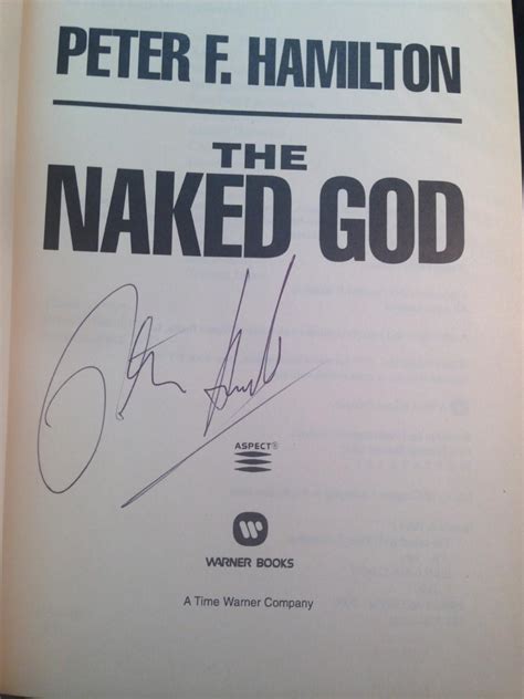 The Naked God By Hamilton Peter F NF Hard Cover 2000 First Edition