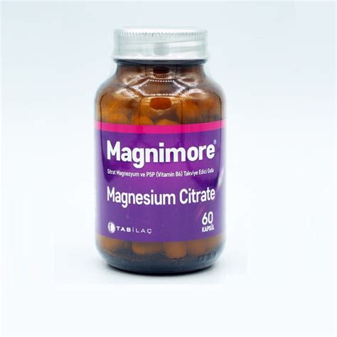 Magnimore Magnesium Citrate P5P 60 Kapsül