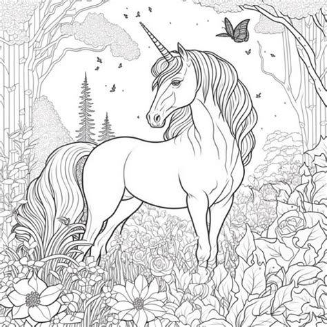 Ausmalbilder Kostenlos Einhorn Ausmalbild Einhorn Paradies - Olaf Scholz