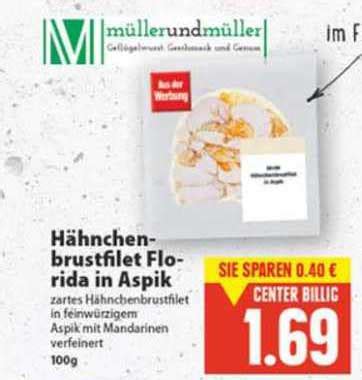 Müller Und Muller Hähnchenbrustfilet Florida In Aspik Angebot bei EDEKA