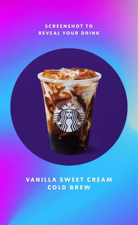 Vanilla Sweet Cream 🧁 Sweet Cold Brew Starbucks