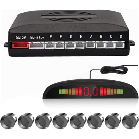 Voiture Système Radar de Recul Buzzer Radar Parking Kit LED Écran avec