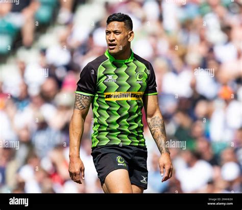 Israel Folau Of The World XV During The Killik Cup Match Barbarians Vs