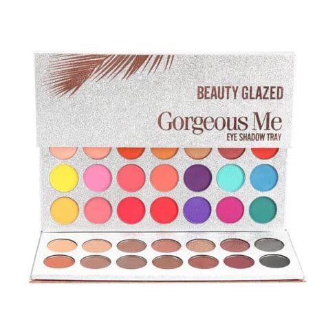 Beauty Glazed Gorgeous Me Eyeshadow Palette Pigmented Sanwarna Pk