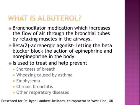 PPT - What is albuterol ? PowerPoint Presentation - ID:5794889