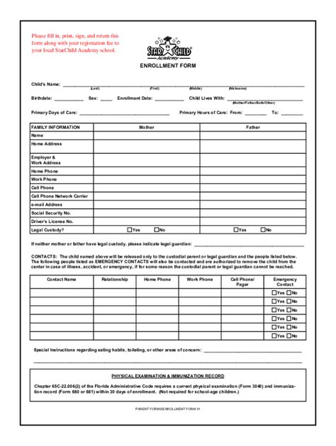 Fillable Online Printable Registration Form Template Word Fill Out