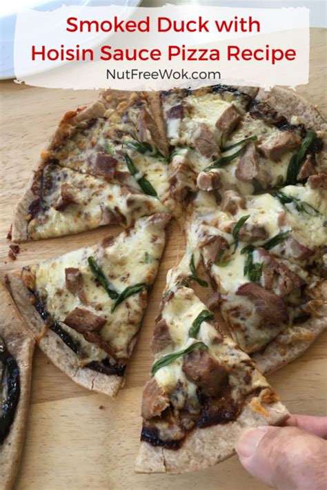 Smoked Duck With Hoisin Sauce Pizza Recipe And Smart Flour Foods Review