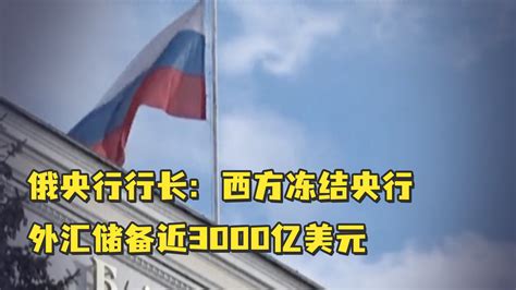 俄央行行长：西方冻结央行外汇储备近3000亿美元_凤凰网视频_凤凰网