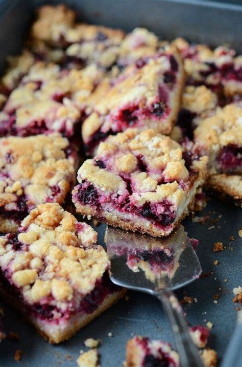 Homemade Blackberry Pie Bars The Novice Chef