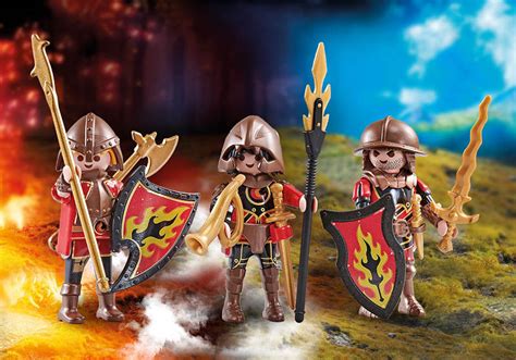 Three Burnham Raiders Playmobil