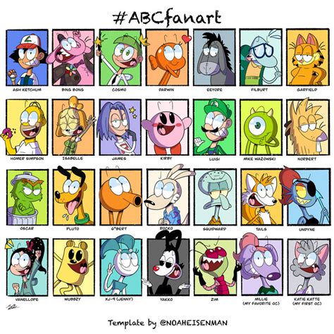 Abc Fanart Challenge By Fancatstic On Deviantart