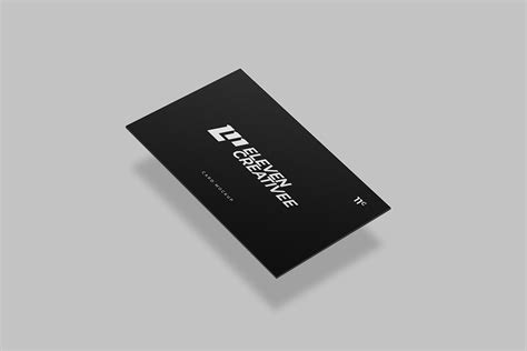 悬浮名片展示样机图v3 Card Mockup 3 设计小咖