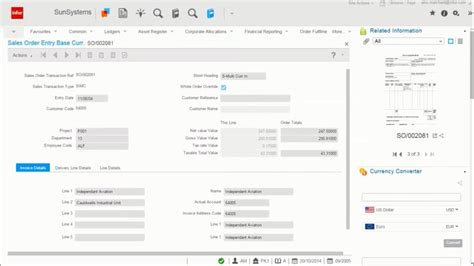 An Overview Of Infor Sunsystems 63