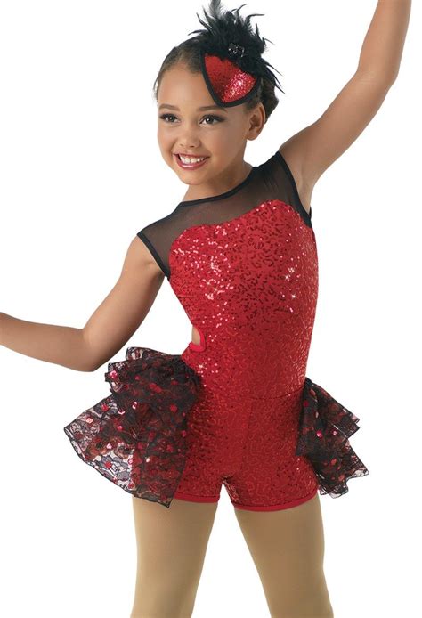 Weissman® Open Back Sequin Biketard W Bustle In 2024 Dance Outfits Pretty Dance Costumes