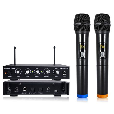 Amazon Sound Town 16 Channels Wireless Microphone Karaoke Mixer