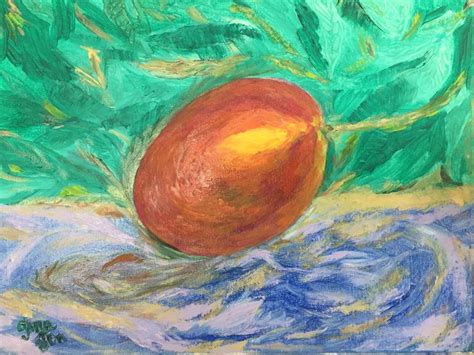 Van Gogh S Mango Painting By Gina Son Saatchi Art