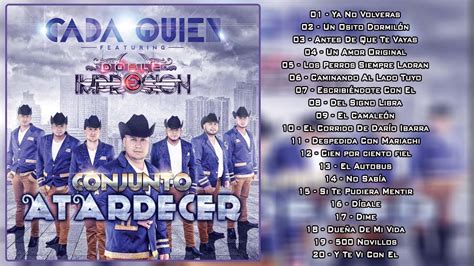 Conjunto Atardecer Mega Mix Puro Duranguense Grandes Exito YouTube