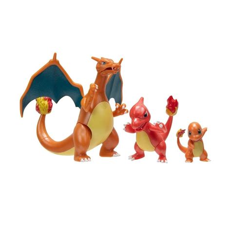 Set Evolución Pokémon Charmander 1 Charmeleon Charizard Walmart