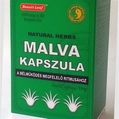 Dr Chen Mályva Tea Kapszula 500mg 30x