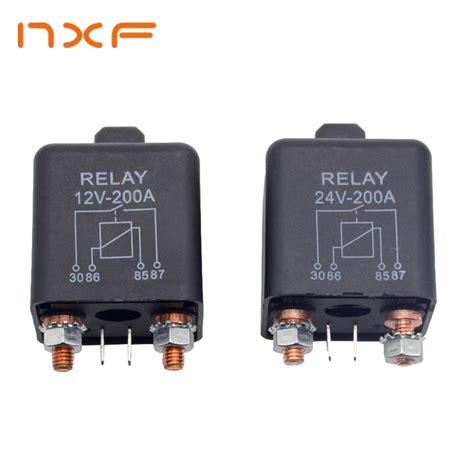 New Car Truck Motor Automotive High Current Relay 12V 24V 200A 2 4W