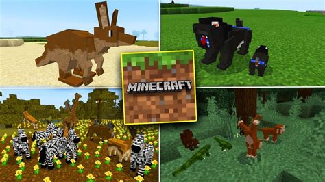 FINALMENTE NOVOS ANIMAIS PARA MINECRAFT PE 1 13 0 13 YCreatures