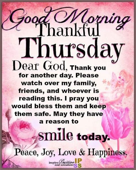 Thankful Thursday Quotes Positive Good Morning Thursday Blessings - Diarioa