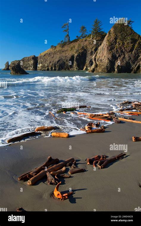 Second Beach Olympic National Park Washington Stock Photo Alamy