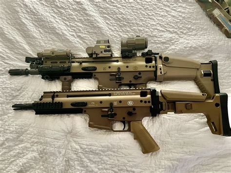 SCAR16S SBR 10” vs SCaR 15P SBR 7.5” size comparison. : r/tacticalgear