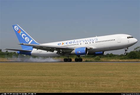 G BNYS Boeing 767 204 ER Excel Airways Jid Webb JetPhotos