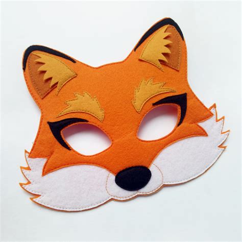 Kids Fox Costume Animal Felt Kids Mask To Cute Fox Cosplay Inspire