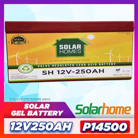 Solar Battery Gel Battery Deep Cycle Vrla Lead Acid 12v 200ah 250ah Lazada Ph