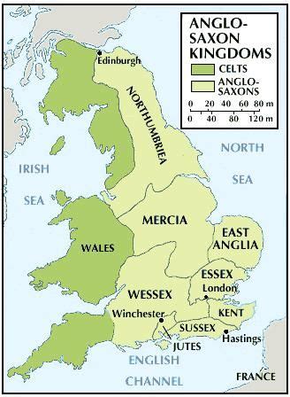 4 Kingdoms Of England Map - Dniren Hildagard