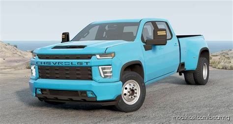 Chevrolet Silverado 3500 HD Crew CAB 2020 BeamNG Car Mod ModsHost