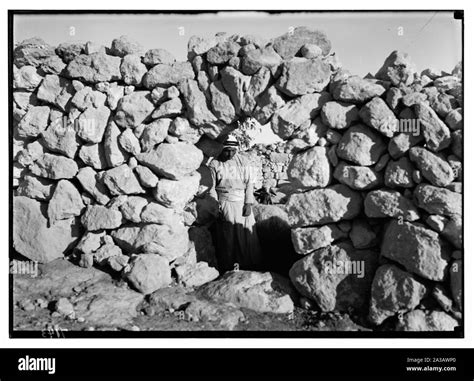 Sheep Fold Cave Entrance With Shepherd Stock Photo Alamy