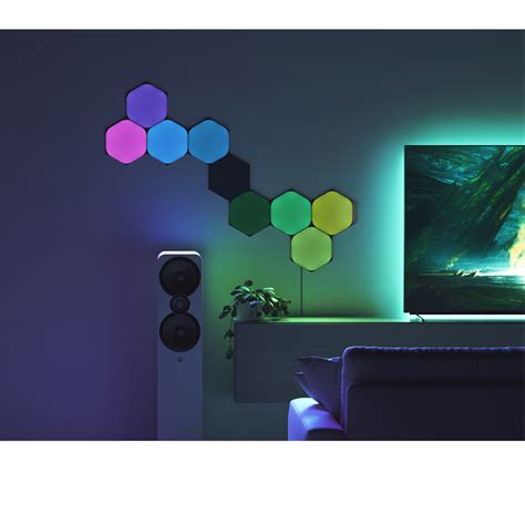 Kit Extensie Panouri Luminoase LED RGBW Modulare Inteligente Nanoleaf