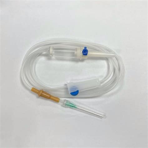 Factory Supply Medical Disposable Luer Lock IV Set With 21g Needle